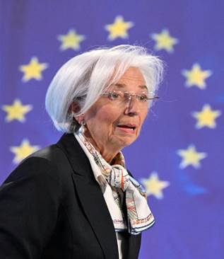 Christine Lagarde, presidenta del BCE, habla durante la rueda de prensa posterior al consejo de gobierno de la entidad, el 7 de marzo de 2024 en la ciudad alemana de Fráncfort